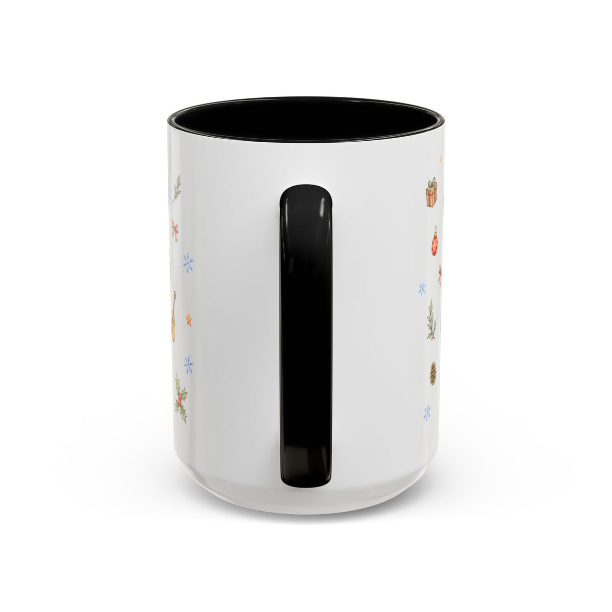 Barcelona Christmas Mug | Watercolor City Souvenir, Ceramic Coffee Cup (11oz/15oz)