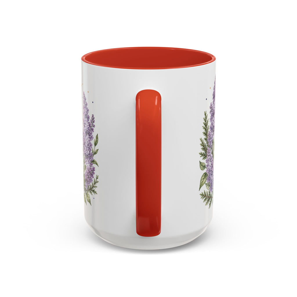 New Hampshire State Map Mug | Botanical Accents, Mountain Landscape Coffee Cup