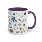 San Diego Christmas Mug | Watercolor City Souvenir, Holiday Travel Gift (11oz/15oz)