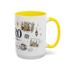 Cairo Coffee Mug | Egypt Souvenir Travel Gift | Accent Color Ceramic 11oz 15oz