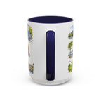 Bordeaux Illustrated Travel Mug | City Souvenir Accent Coffee Mug | 11oz 15oz Ceramic Cup