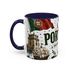 Portugal Soccer Coffee Mug | World Cup Fan Gift | Accent Color Ceramic 11oz 15oz Match Day Cup