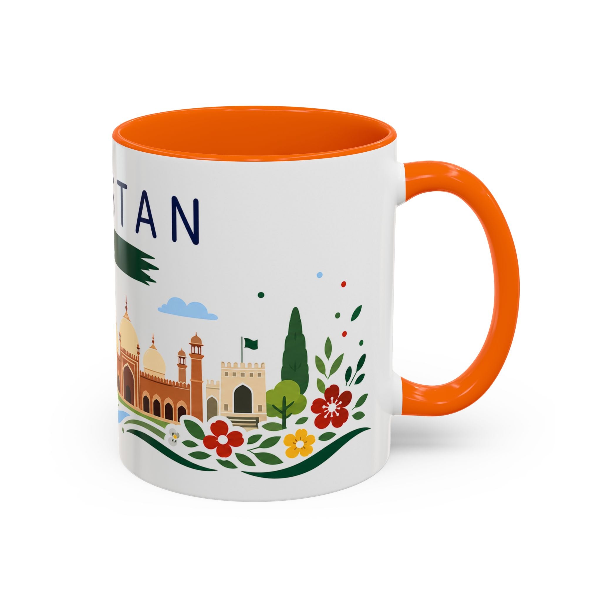 Pakistan Coffee Mug | Travel Souvenir Accent Mug | Country Gift Ceramic Cup 11oz 15oz