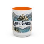 Lake Garda Mug, Italy Travel Souvenir, Bucket List Gift, Accent Ceramic Coffee Mug 11oz 15oz