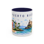 Puerto Rico Coffee Mug | Travel Souvenir Accent Mug | Place Gift Ceramic Cup 11oz 15oz