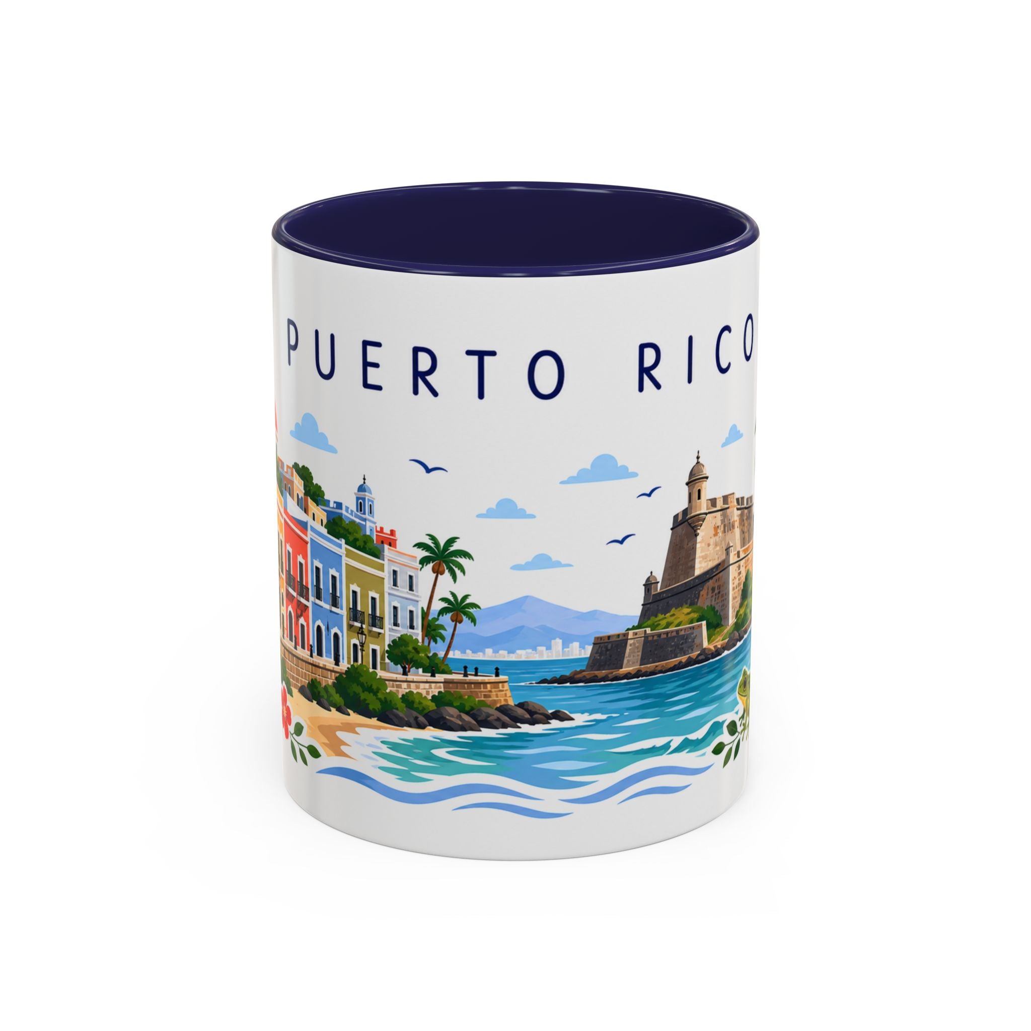 Puerto Rico Coffee Mug | Travel Souvenir Accent Mug | Place Gift Ceramic Cup 11oz 15oz