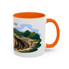Mammoth Cave National Park Coffee Mug | Solid Color Block Park Souvenir | 11oz 15oz Accent Mug