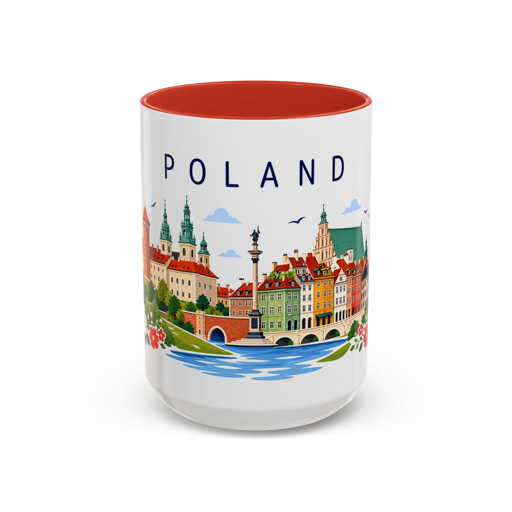 Poland Coffee Mug | Travel Souvenir Accent Mug | Place Gift Ceramic Cup 11oz 15oz