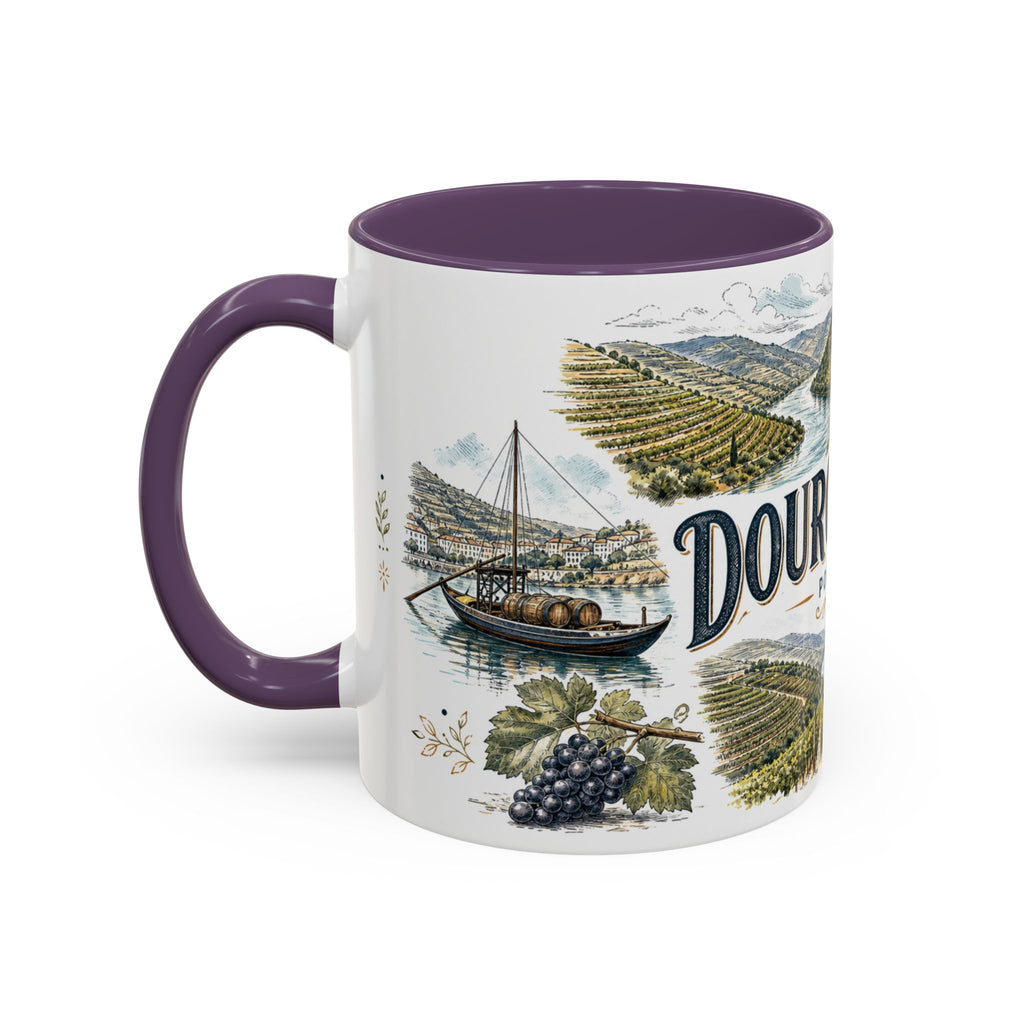 Douro Valley Mug, Portugal Travel Souvenir, Bucket List Gift, Accent Ceramic Coffee Mug 11oz 15oz