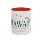 Hawaii State Map Mug | Moving Away Gift | Long Distance Friendship Coffee Cup