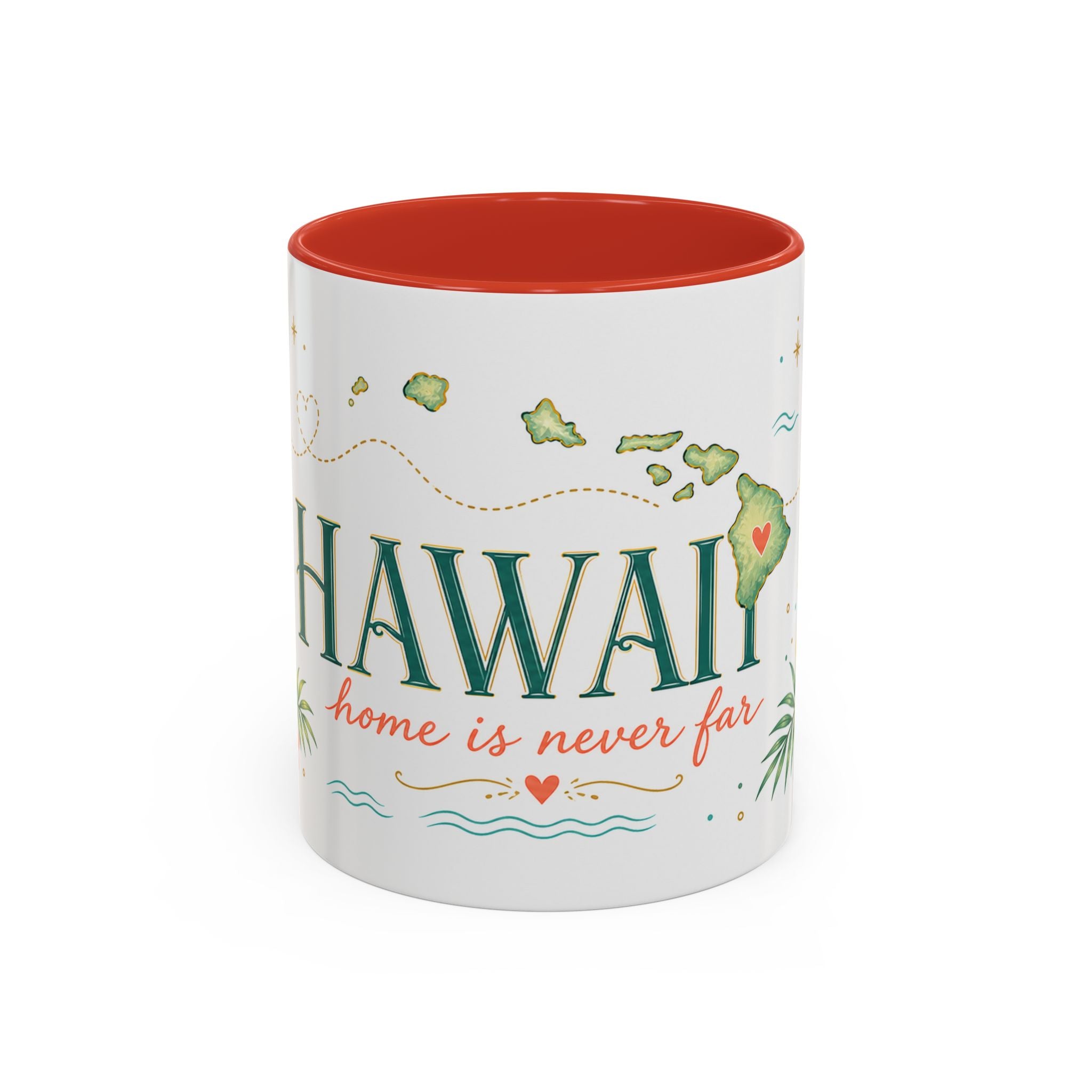 Hawaii State Map Mug | Moving Away Gift | Long Distance Friendship Coffee Cup