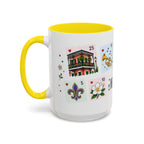 New Orleans Coffee Mug | Postage Stamp Collage Mug | Travel Souvenir Accent Cup 11oz 15oz