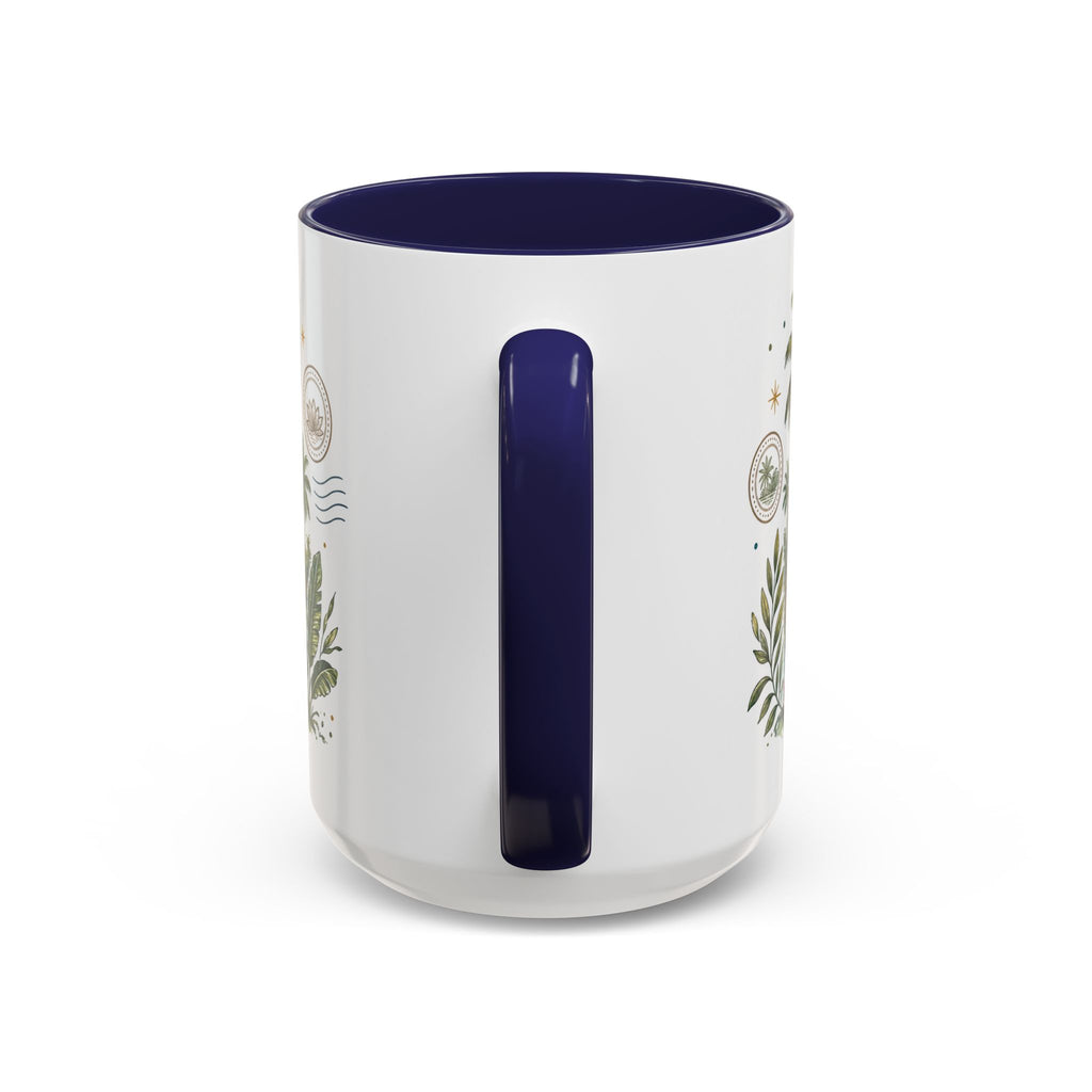 Kerala Backwaters Coffee Mug | Travel Destination Souvenir Gift | Accent Color Ceramic 11oz 15oz