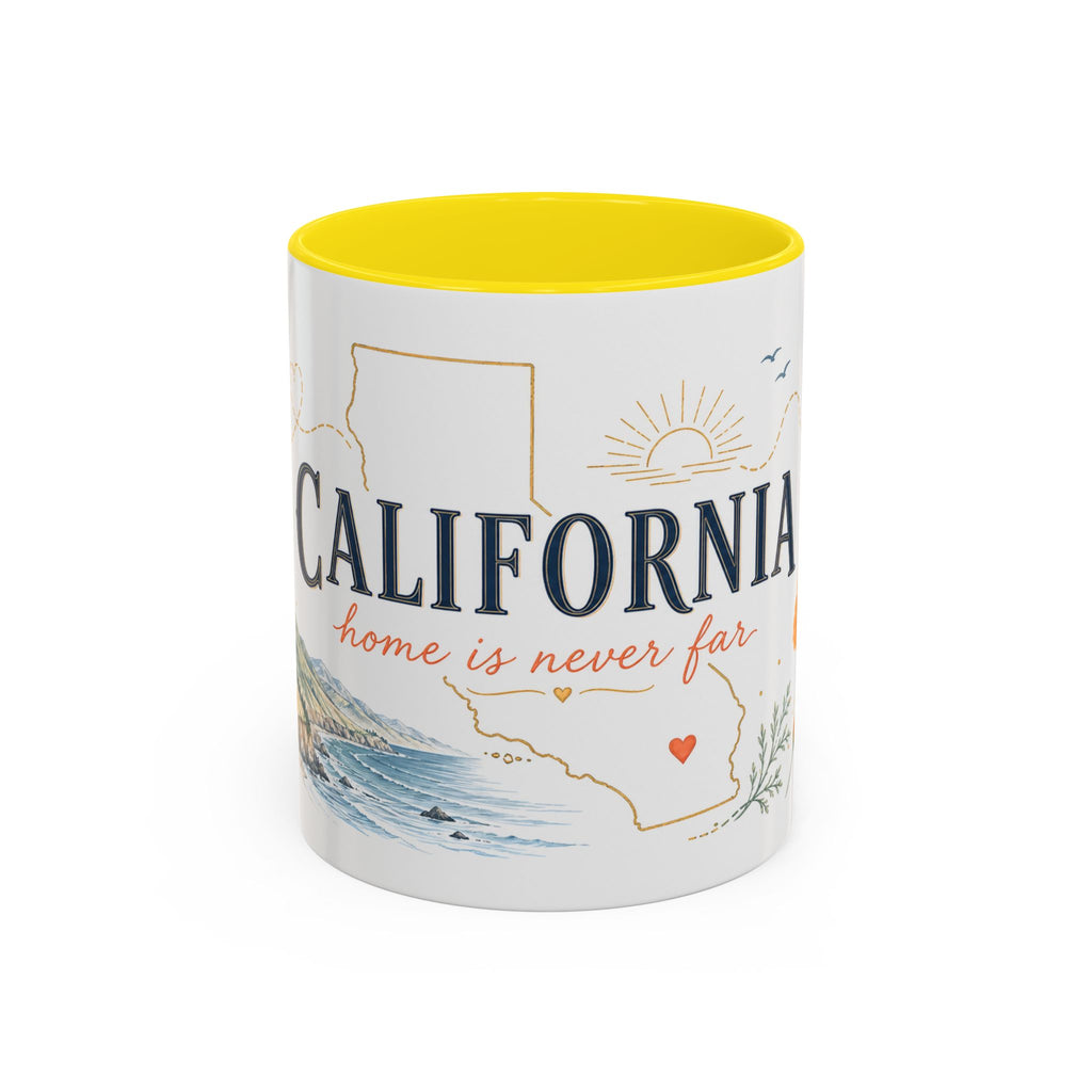 California Home State Mug | Moving Away Gift | Long Distance Friendship Coffee Cup