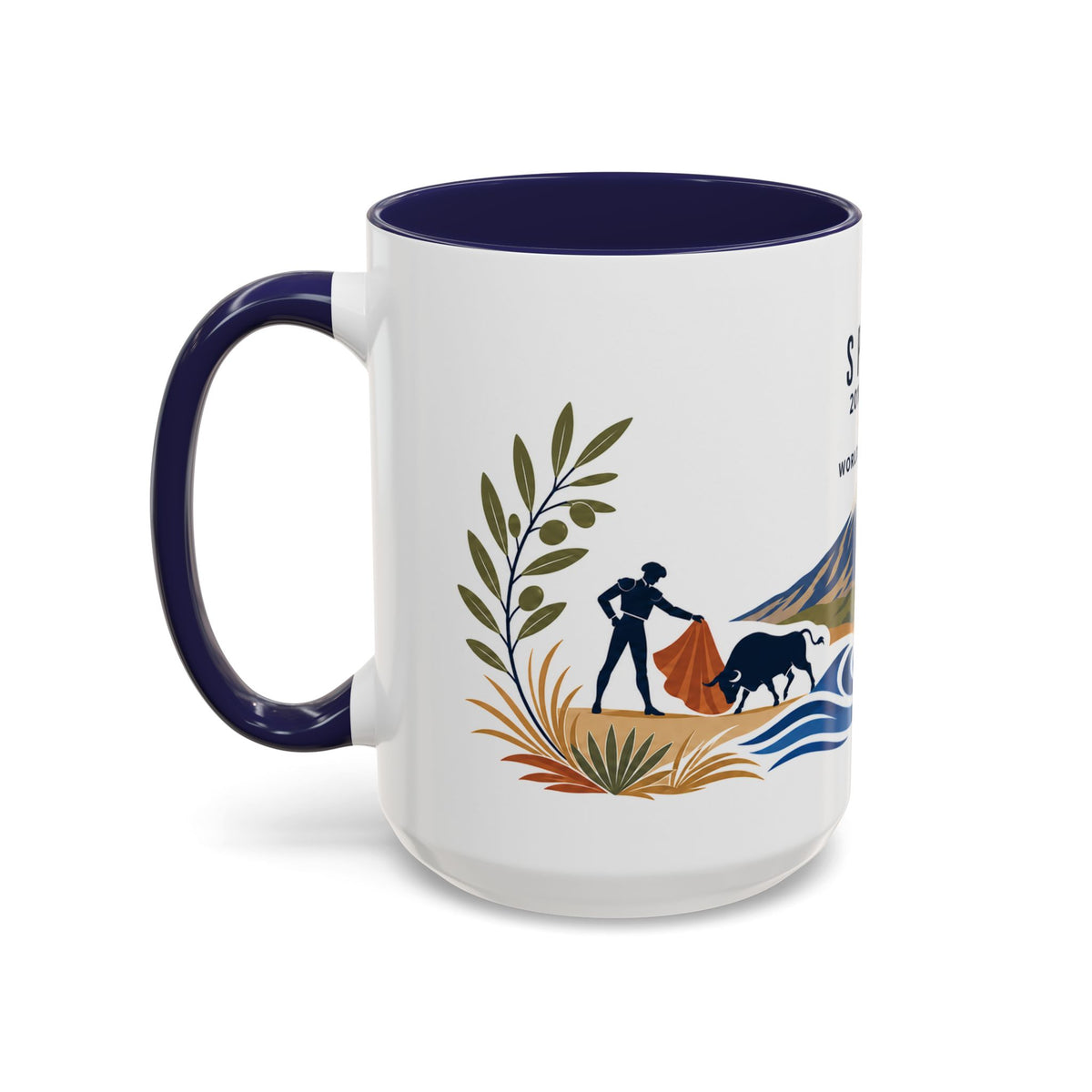Spain World Champions Mug | 2010 2026 Spanish Soccer Gift | Two Time Football Champion Cup | 11oz 15oz Accent Mug