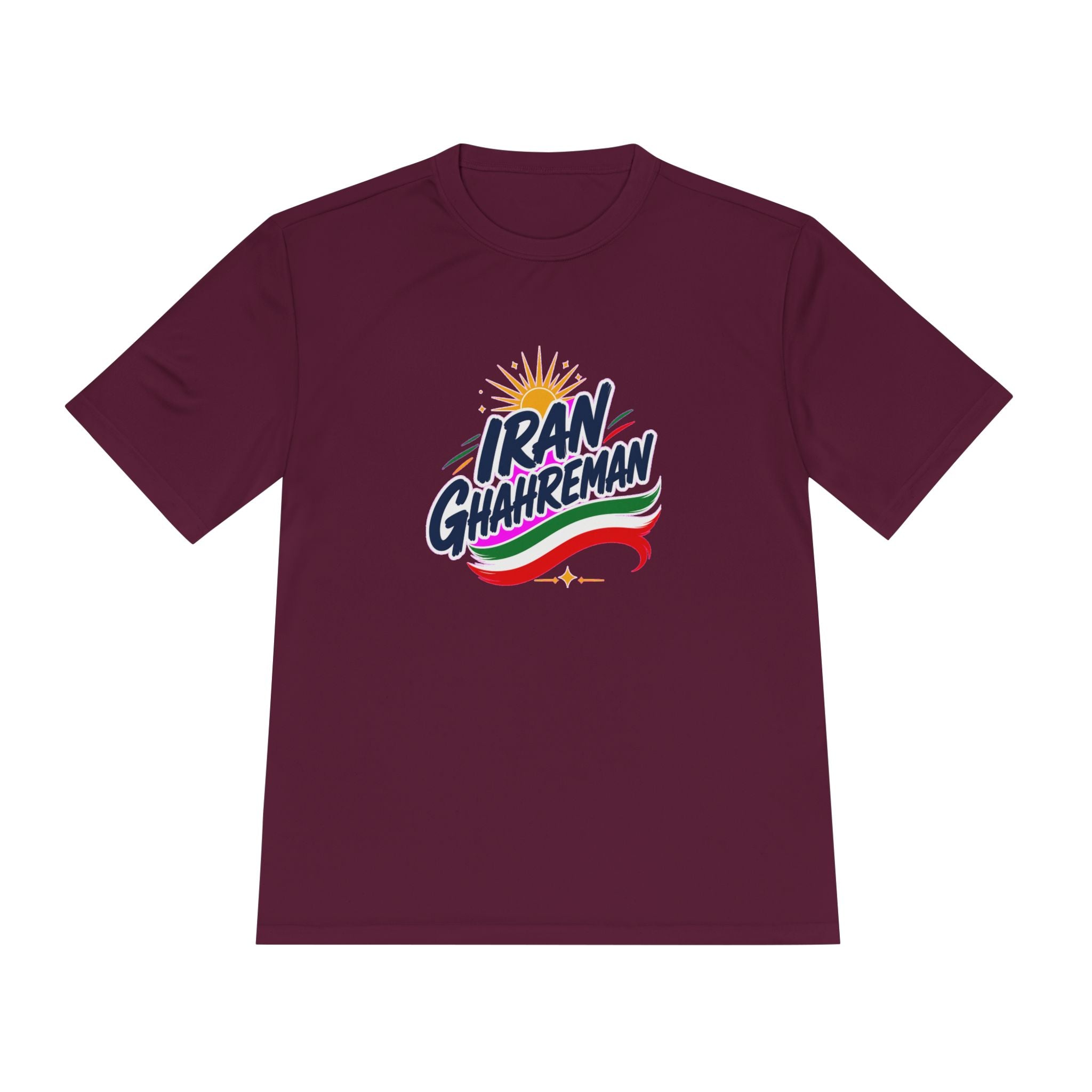 Iran Ghahreman Soccer Fan T-Shirt, Moisture-Wicking Sport Tee