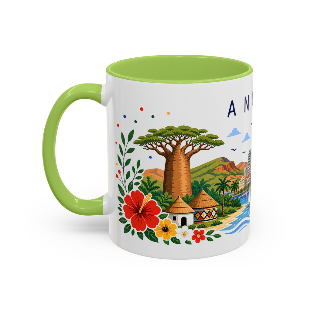 Angola Coffee Mug | Travel Souvenir Accent Mug | Place Gift Ceramic Cup 11oz 15oz