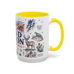 Grand Canyon National Park Coffee Mug | Hiking Camping Nature Gift | Accent Color Ceramic 11oz 15oz