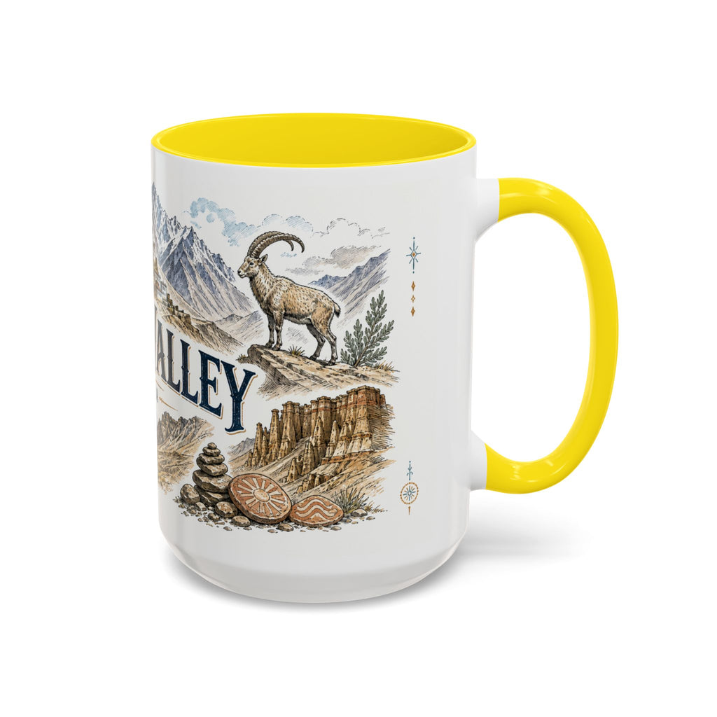 Spiti Valley Mug, India Travel Souvenir, Bucket List Gift, Accent Ceramic Coffee Mug 11oz 15oz