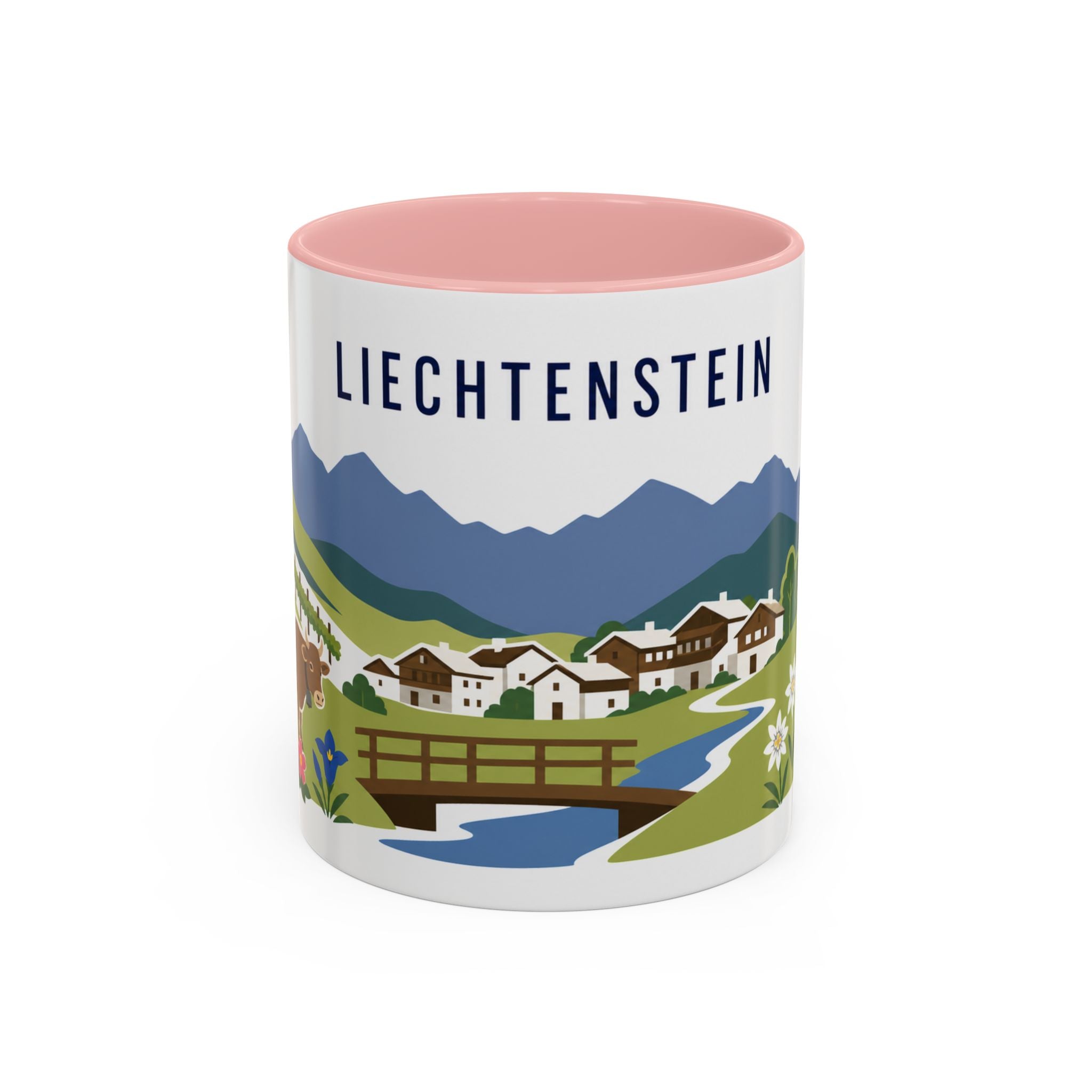 Liechtenstein Coffee Mug | Travel Souvenir Accent Mug | Country Gift Ceramic Cup 11oz 15oz