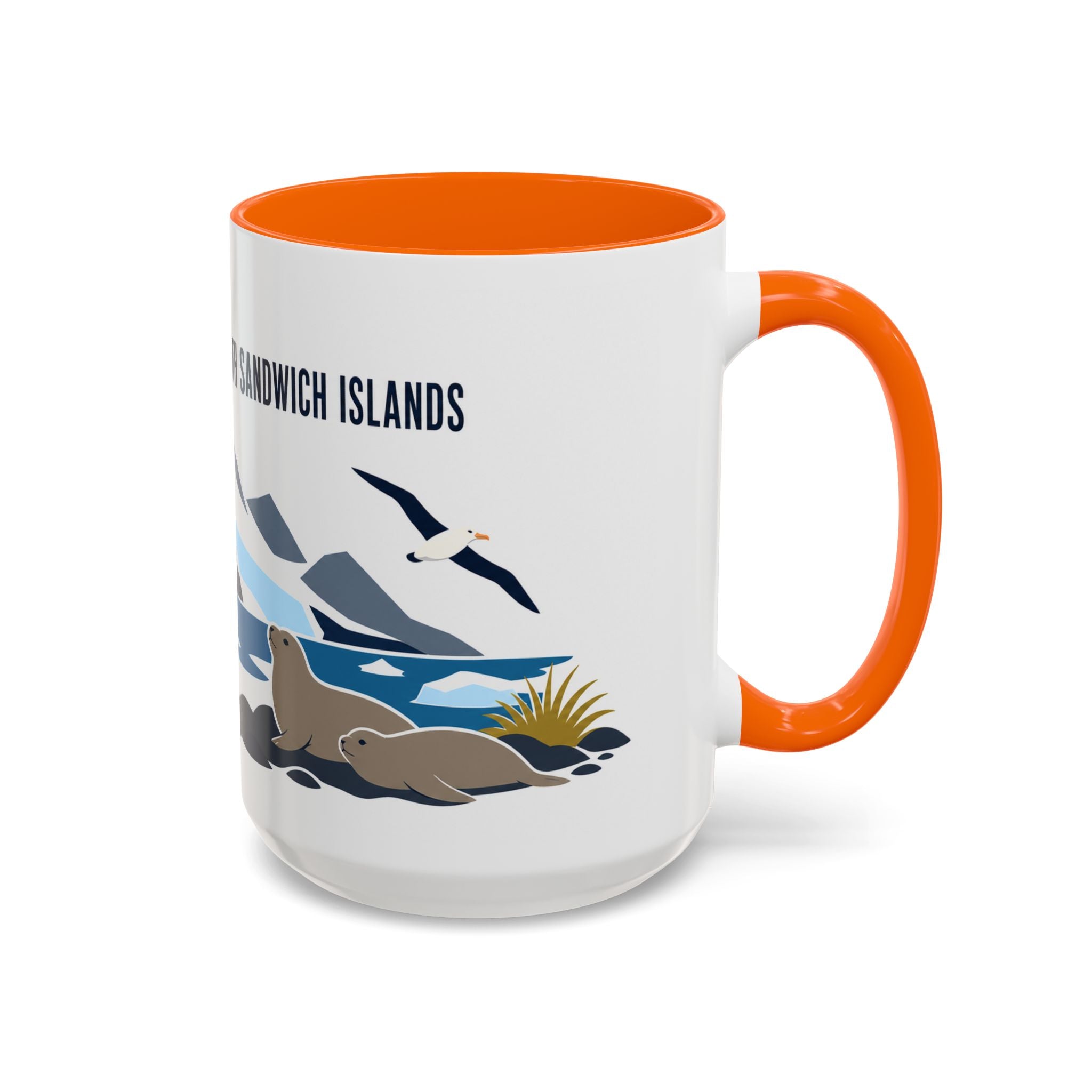 South Georgia and South Sandwich Islands Coffee Mug | Travel Souvenir Accent Mug | Country Gift Ceramic Cup 11oz 15oz