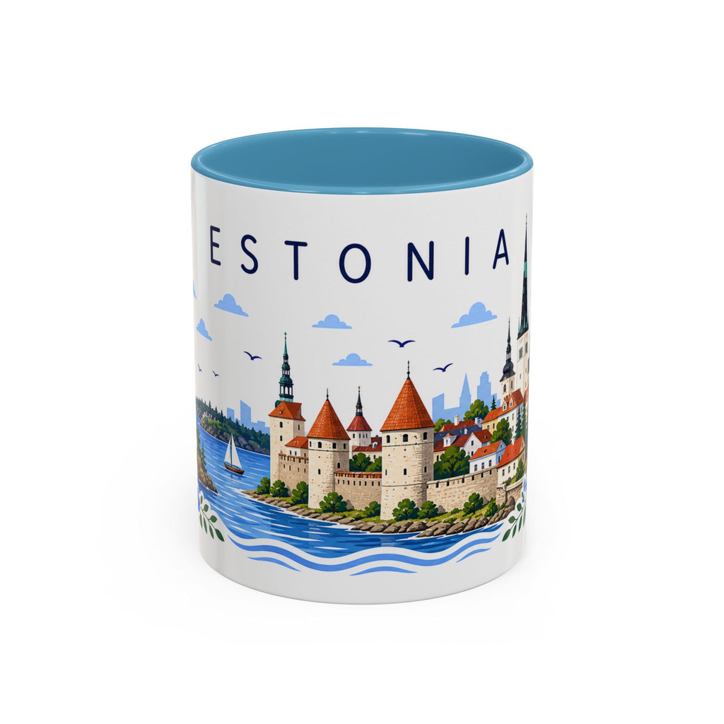Estonia Coffee Mug | Travel Souvenir Accent Mug | Place Gift Ceramic Cup 11oz 15oz