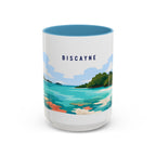 Biscayne National Park Coffee Mug | Solid Color Block Park Souvenir | 11oz 15oz Accent Mug