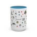 Savannah Christmas Mug | Watercolor City Souvenir, Travel Memories Cup