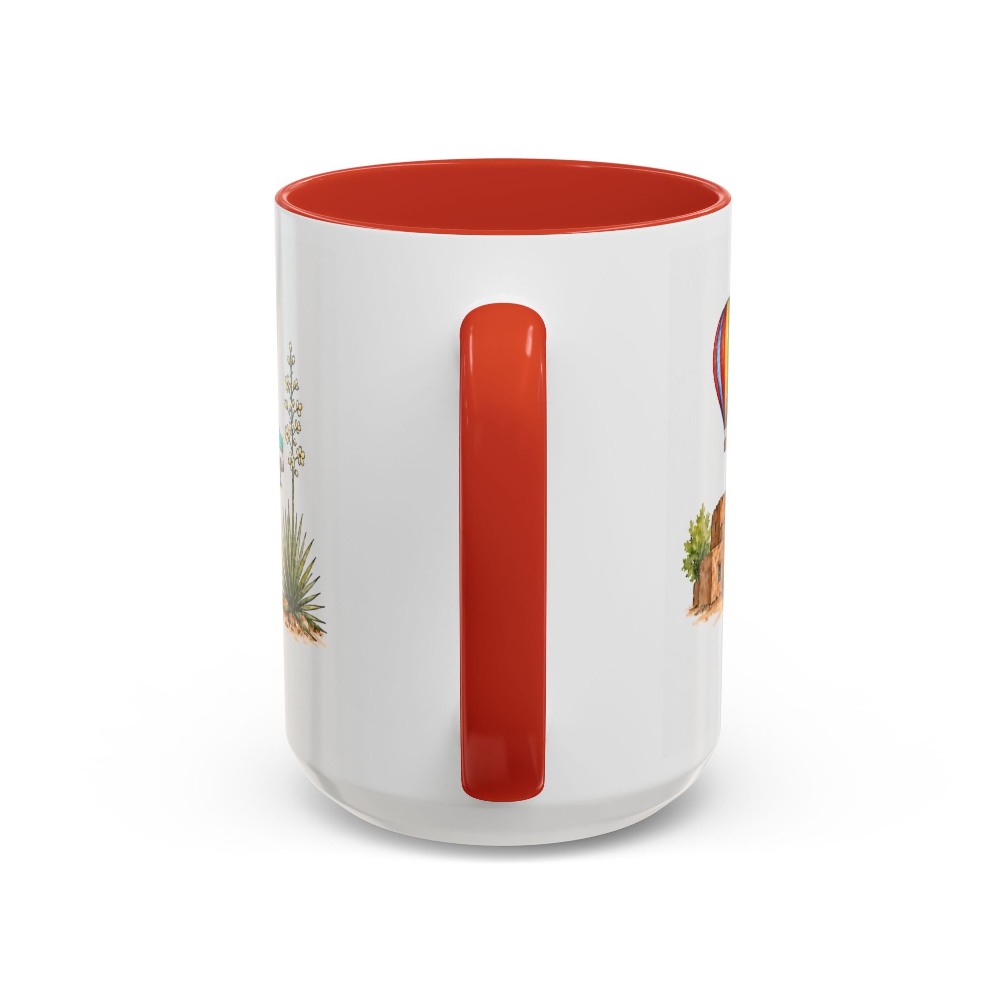 Albuquerque Illustrated Travel Mug | City Souvenir Accent Coffee Mug | 11oz 15oz Ceramic Cup