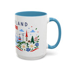 Switzerland Coffee Mug | Travel Souvenir Accent Mug | Country Gift Ceramic Cup 11oz 15oz