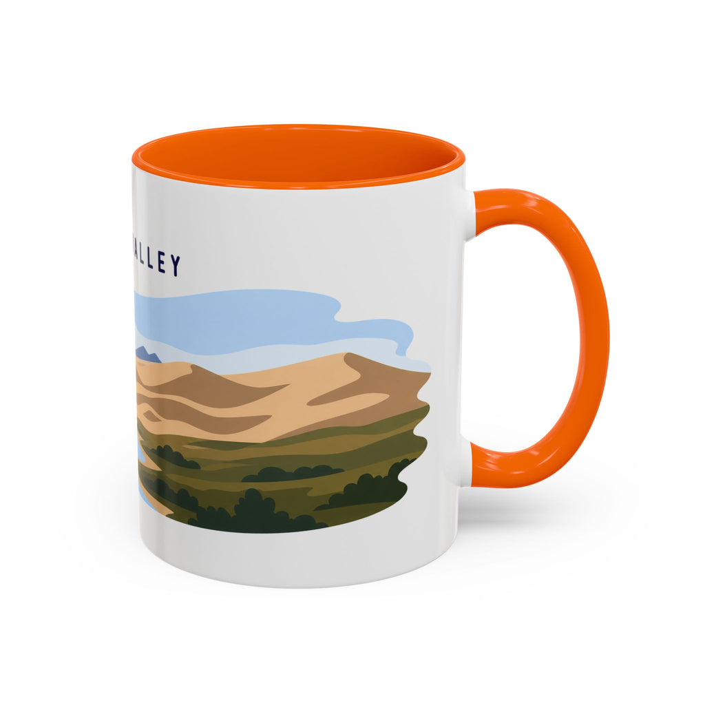 Kobuk Valley National Park Coffee Mug | Solid Color Block Park Souvenir | 11oz 15oz Accent Mug