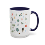 Galapagos Islands Christmas Mug | Watercolor Travel Souvenir | Holiday Gift | Accent Ceramic Coffee Cup 11oz 15oz