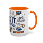 Mr Fix It Coffee Mug | Father's Day Gift for Dad | Accent Color Ceramic 11oz 15oz