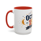 Custom Birthday Mug | Celestial Retro Design, Limited Edition (11oz or 15oz)