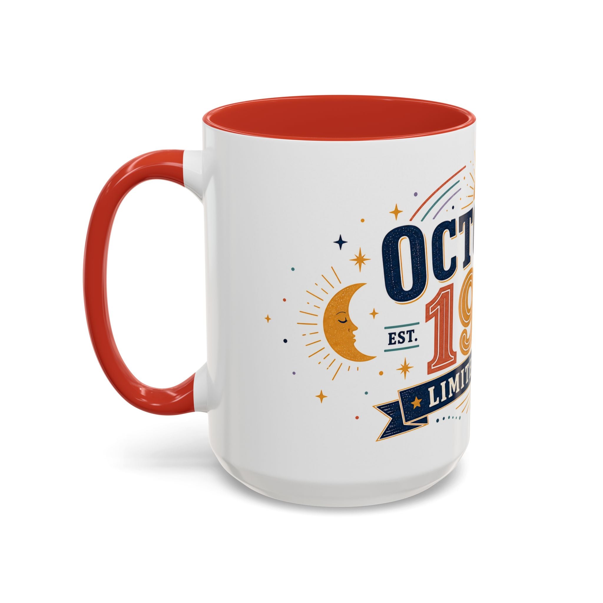 Custom Birthday Mug | Celestial Retro Design, Limited Edition (11oz or 15oz)