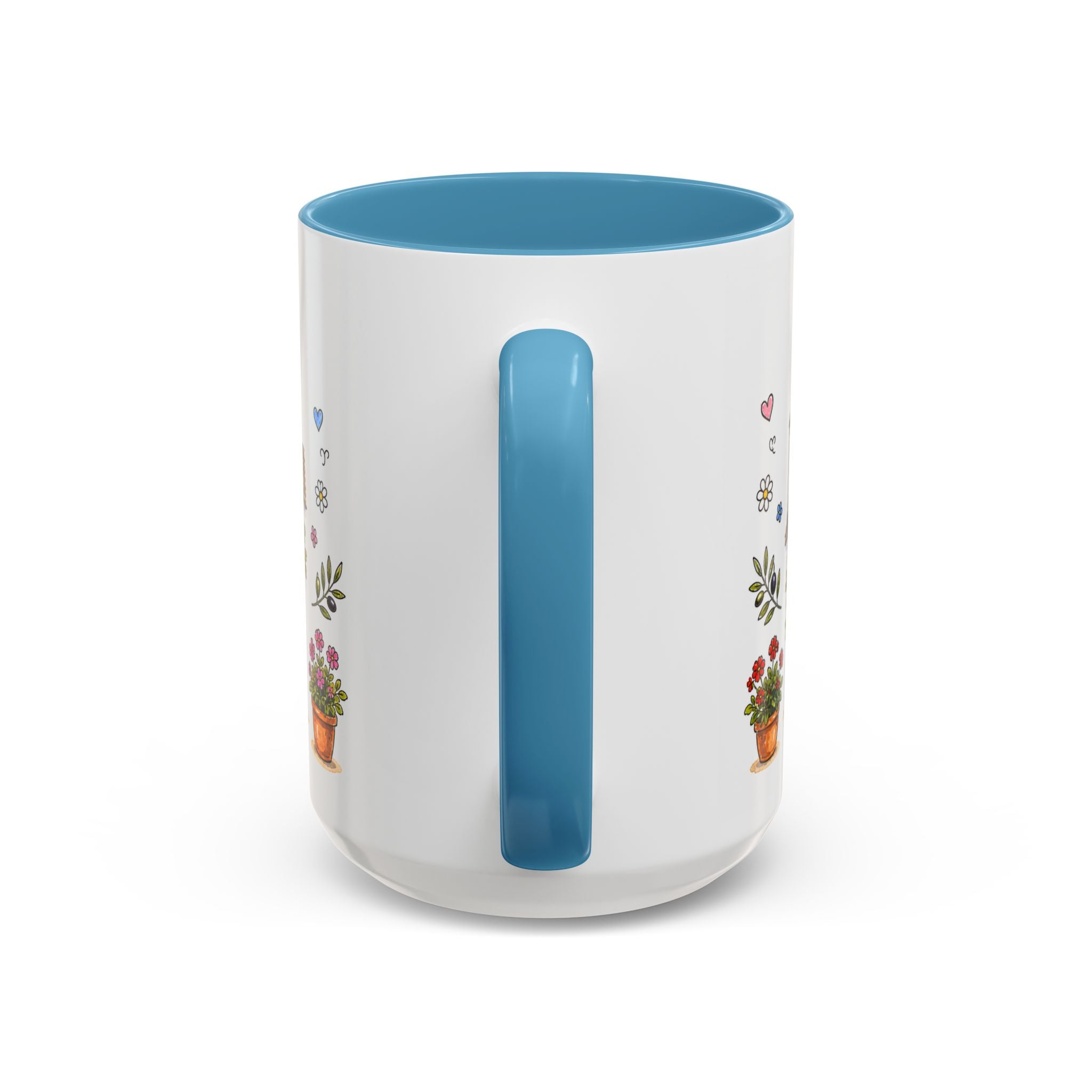 Alberobello Illustrated Travel Mug | Italy Souvenir Accent Coffee Mug | 11oz 15oz Ceramic Cup
