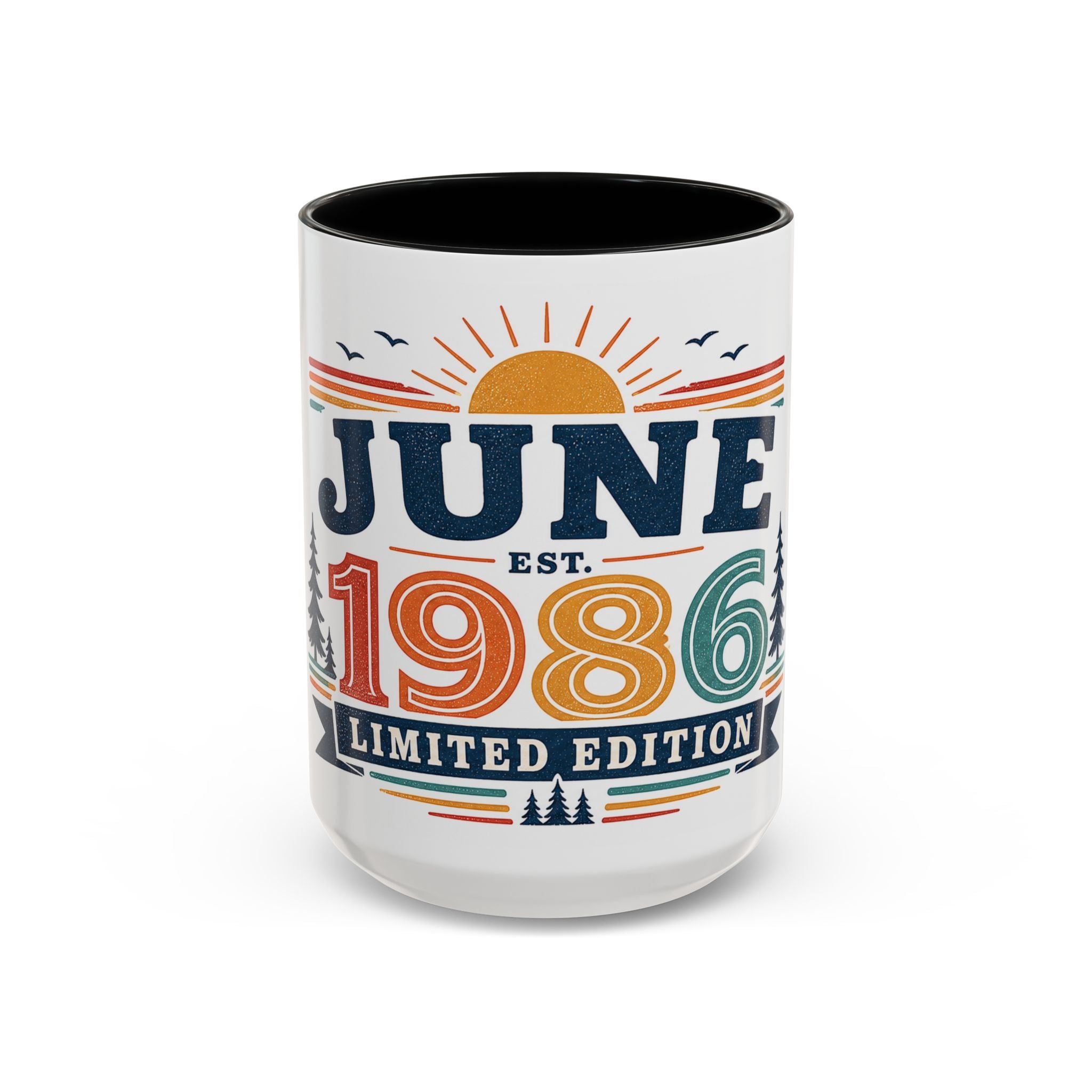 Custom Retro Birthday Mug | Personalized Month Year Gift (11oz 15oz)