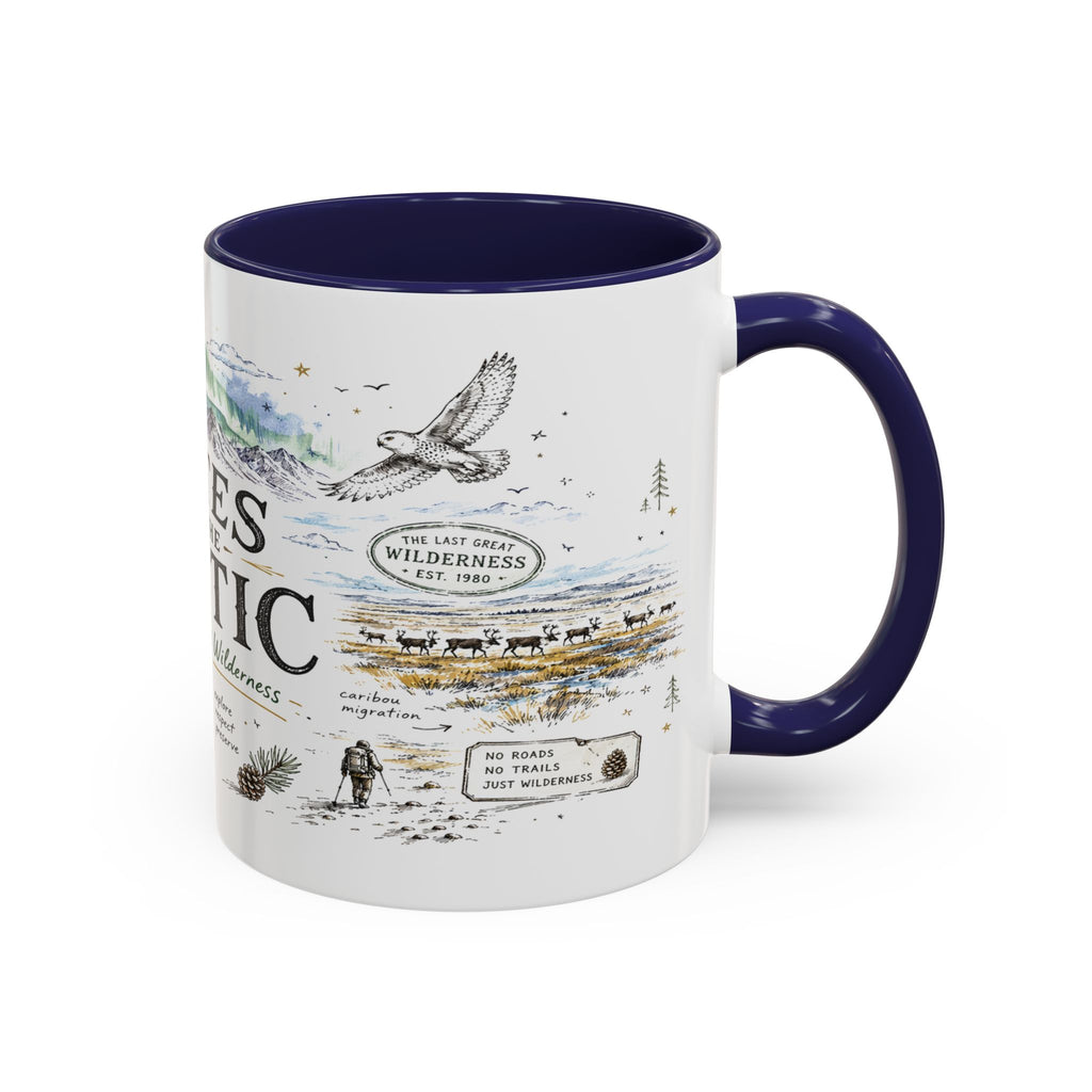 Gates of the Arctic National Park Coffee Mug | Alaska Arctic Wilderness Gift | Accent Color Ceramic 11oz 15oz