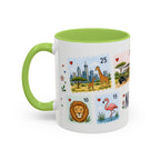 Nairobi Coffee Mug | Postage Stamp Collage Mug | Travel Souvenir Accent Cup 11oz 15oz
