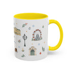 Vienna Christmas Mug | Watercolor Travel Souvenir | Holiday Gift | Accent Ceramic Coffee Cup 11oz 15oz