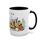 Uzbekistan Coffee Mug | Travel Souvenir Accent Mug | Place Gift Ceramic Cup 11oz 15oz