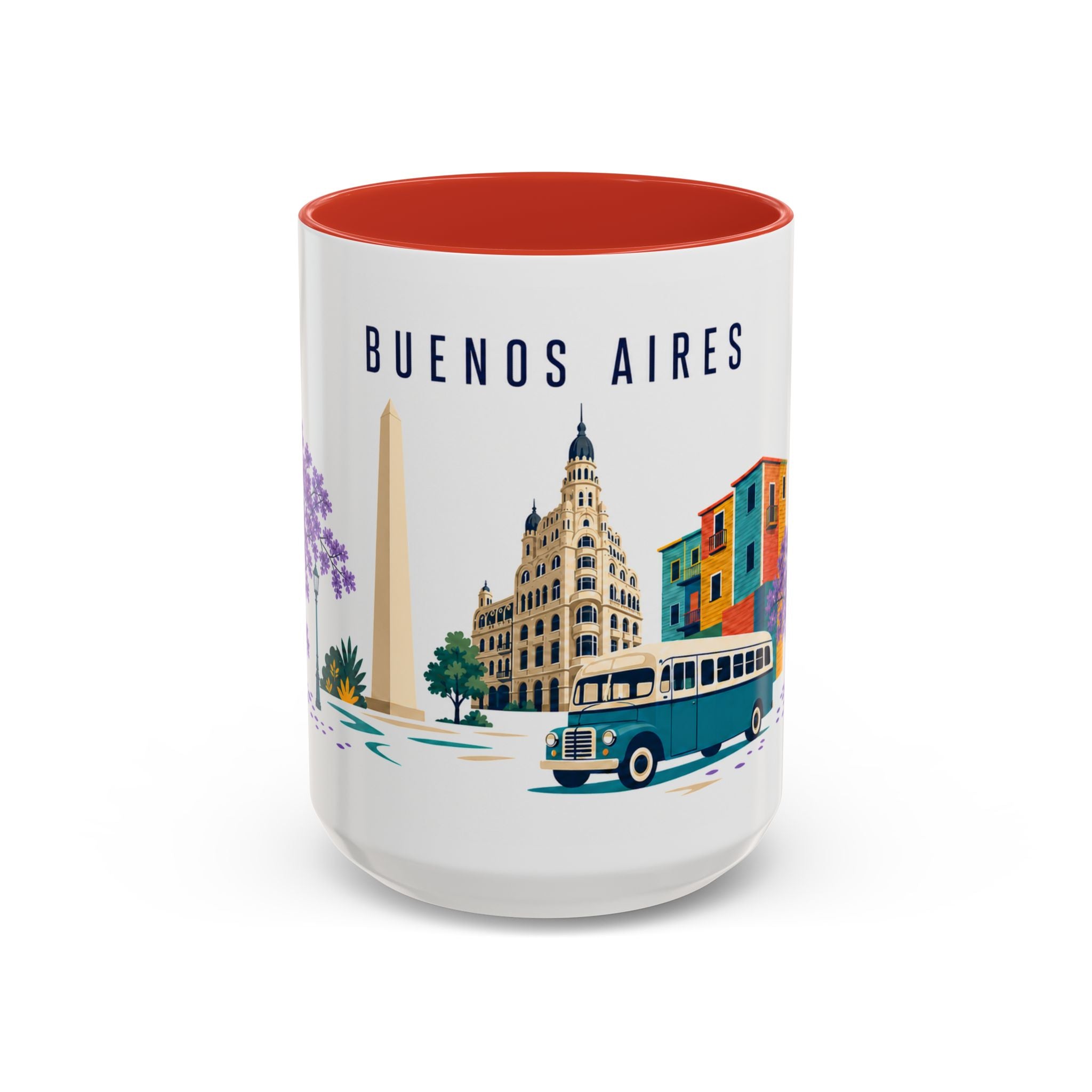 Buenos Aires Coffee Mug | Argentina Travel Souvenir | Porcelain Decal City Gift | 11oz 15oz Accent Mug