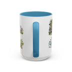 Raleigh Illustrated Travel Mug | City Souvenir Accent Coffee Mug | 11oz 15oz Ceramic Cup