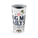 Dog Mom Daily Sip 20oz Tumbler | Dog Mom Gift | Insulated Stainless Steel Travel Cup