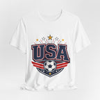 USA Soccer Fan T-Shirt | United States Fan Tee | USA Soccer Supporter Shirt