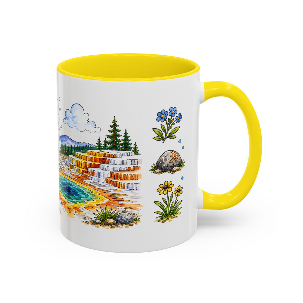 Yellowstone National Park Mug | US Travel Souvenir Accent Coffee Mug | 11oz 15oz Ceramic Cup