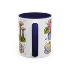Singapore Illustrated Travel Mug | City Souvenir Accent Coffee Mug | 11oz 15oz Ceramic Cup