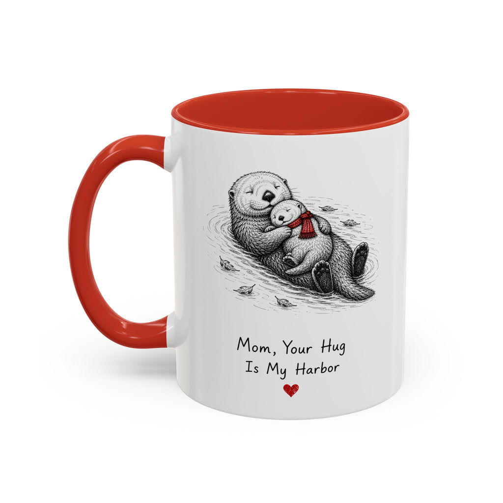 Otter Mom Coffee Mug | Safe Harbor Hug | Mother's Day Gift