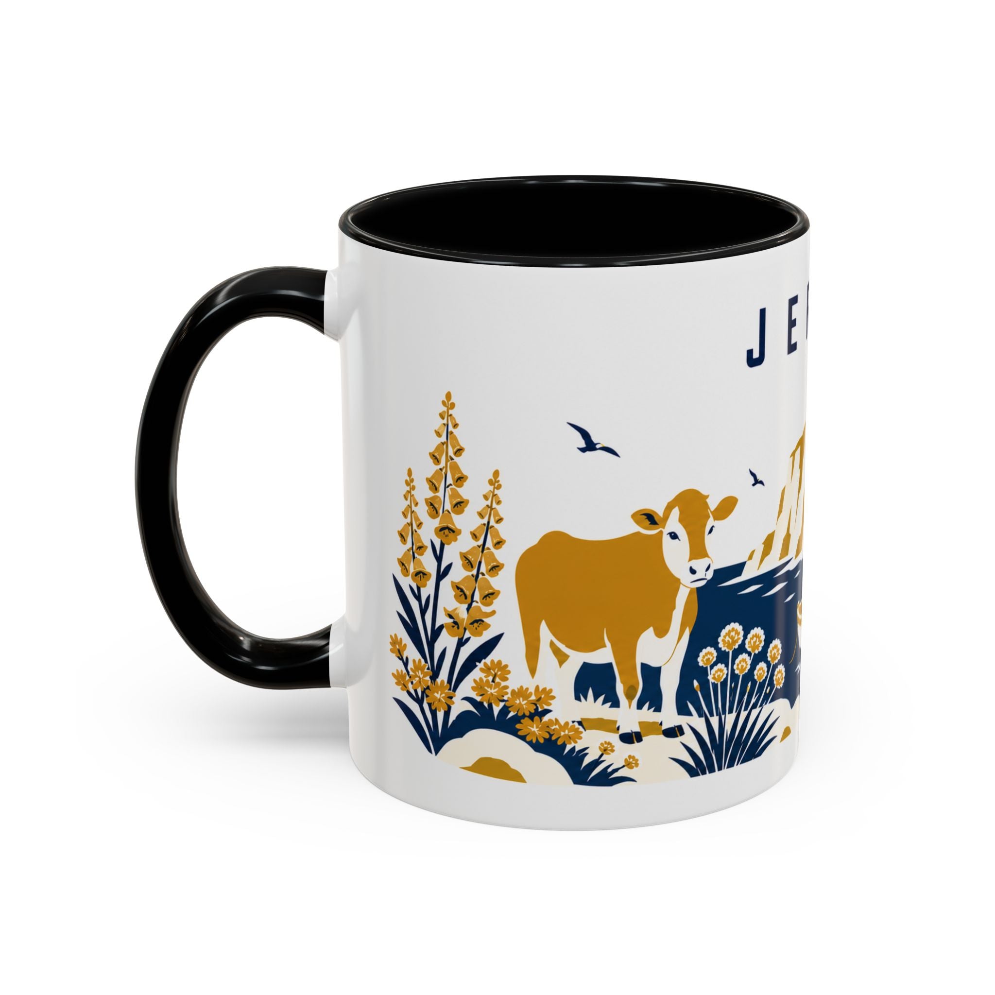 Jersey Coffee Mug | Travel Souvenir Accent Mug | Country Gift Ceramic Cup 11oz 15oz