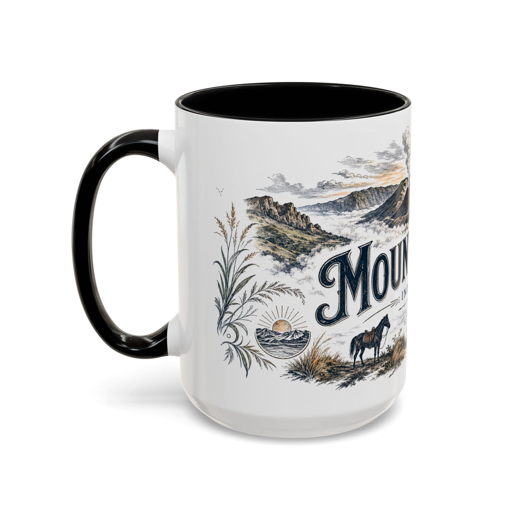 Mount Bromo Mug, Indonesia Travel Souvenir, Bucket List Gift, Accent Ceramic Coffee Mug 11oz 15oz